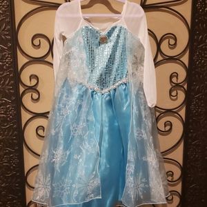 Girls Elsa Frozen Dress